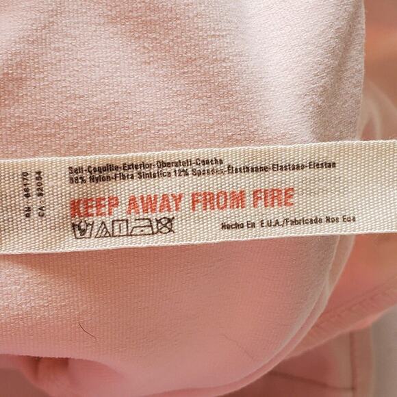 Intimately Free People Lila Bodysuit Blush Pink Sleeveless Square Neck Thong - Picture 11 of 13